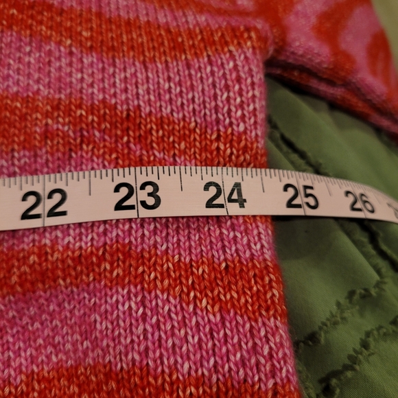 Nine West pink and red pullover sweater. Size XXL. - Picture 7 of 10